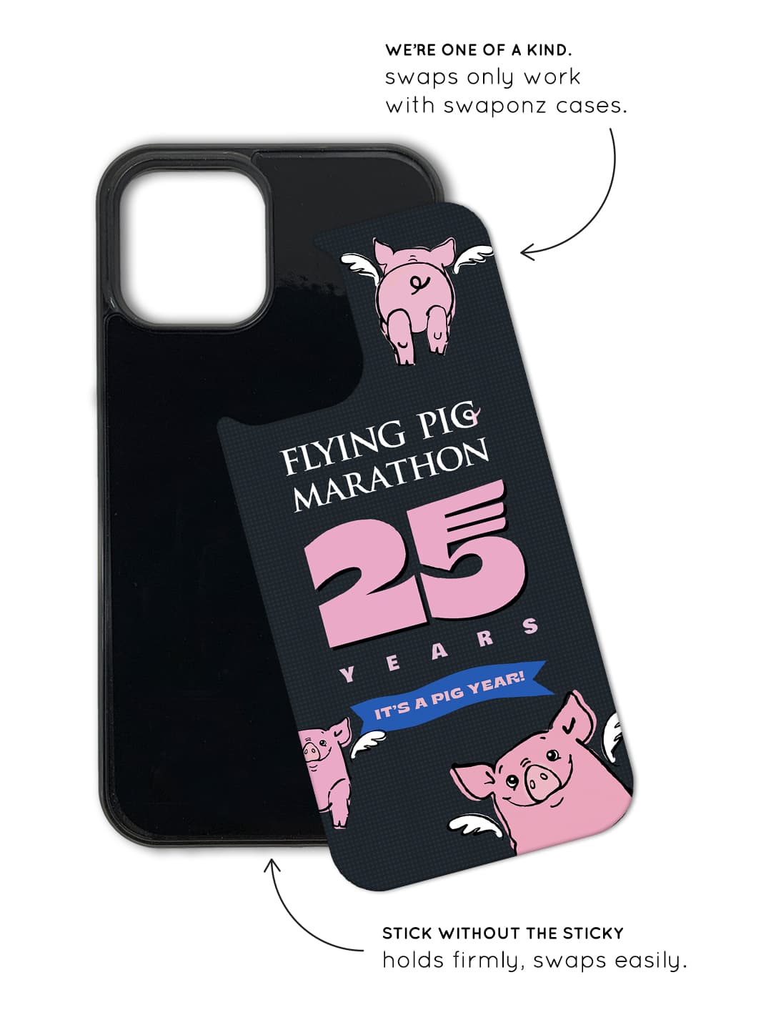 Bag Tag Set - Flying Pig Marathon 25th 2