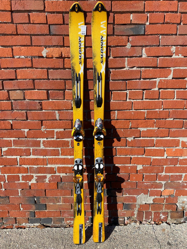 Salomon X Series Alpine Skis - Yellow, 169 cm