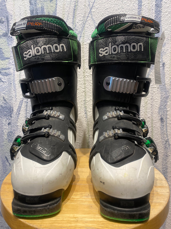 Potentieel groei Pelmel Salomon Quest X 100 Alpine Ski Boots - Black/White/Green, 27/27.5