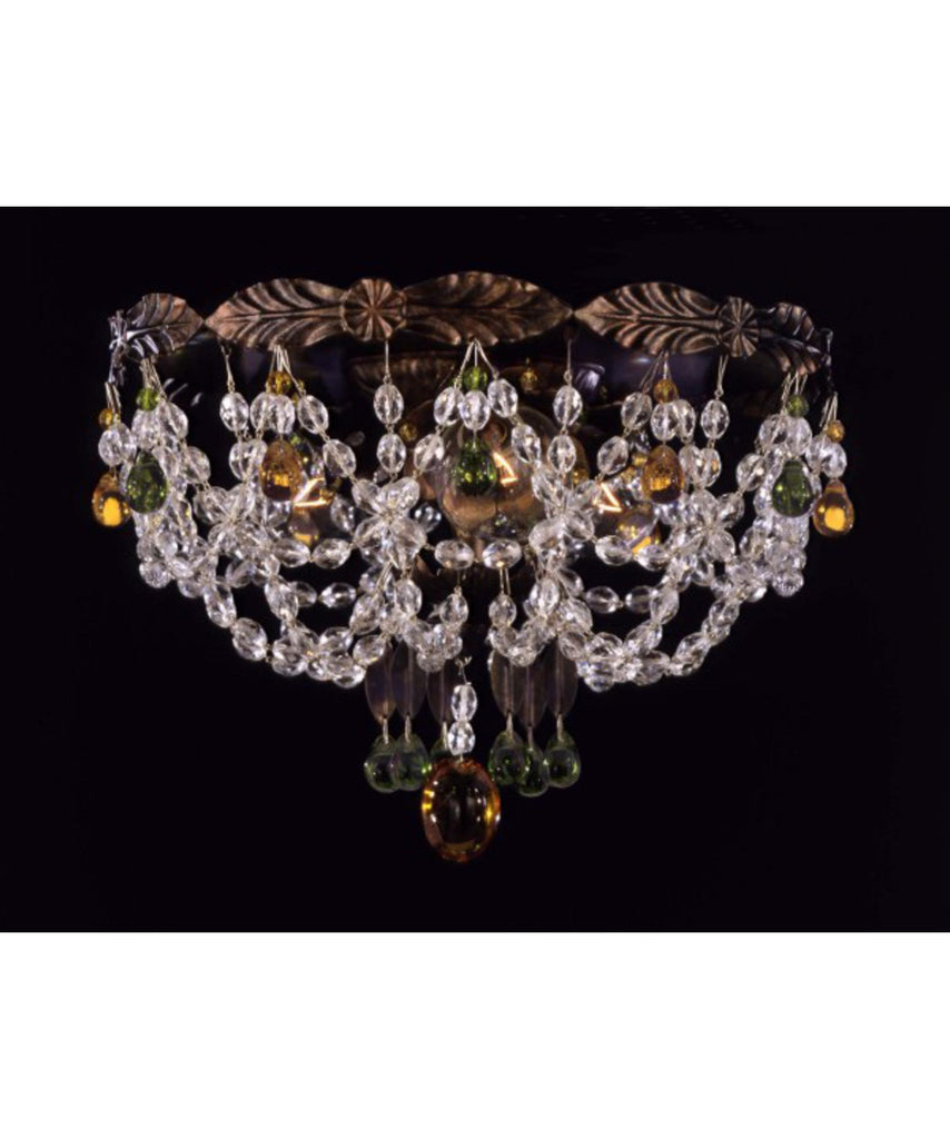 schonbek flush mount chandelier