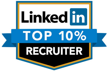 Linkedin Top 10% Recruiter Logo