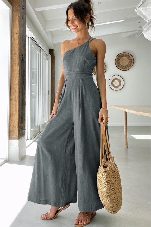 long wide leg jumpsuit