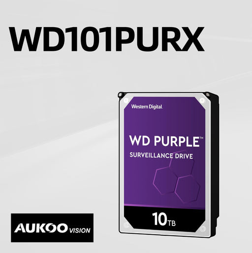 WD Purple 8TB Surveillance Hard Drive WD82PURX — Aukoo Vision