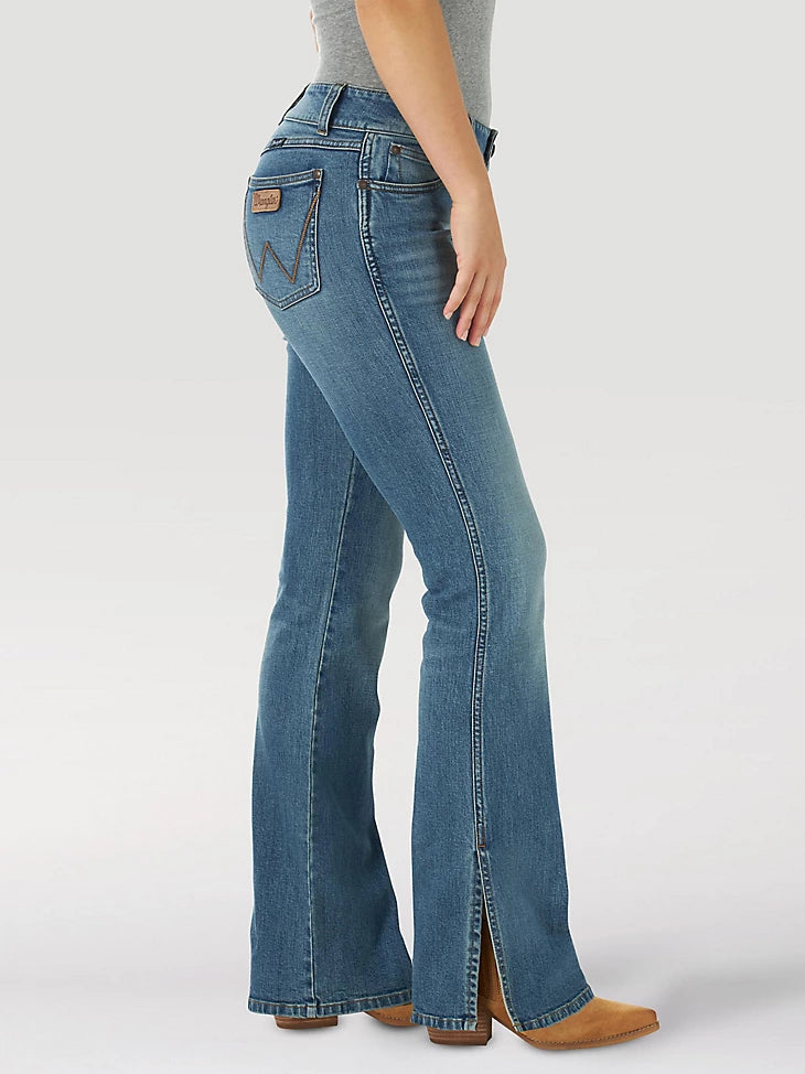 WOMEN'S WRANGLER RETRO® MAE SIDE SLIT BOOTCUT JEAN IN RILEY - 2317793