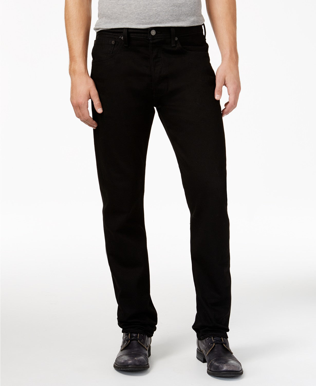 Men's Black 501 Original Fit Jean Button Fly - 00501-0660