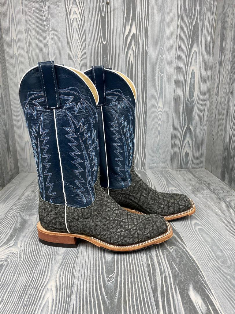 Men's Anderson Bean Grey Safari Elephant Skin Boots | Nigro's Western