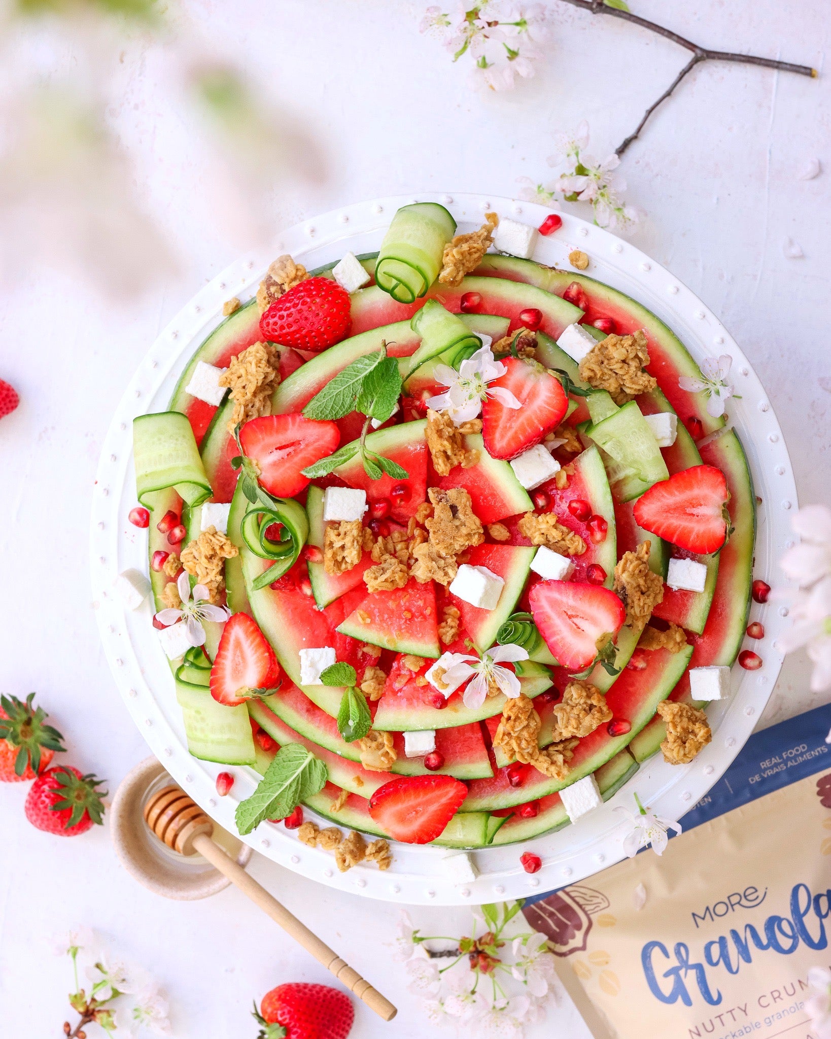 Watermelon feta salad recipe more granola