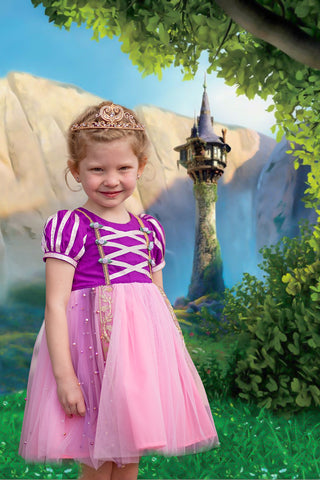 Disney Ribbon Trim Princesses Light Pink