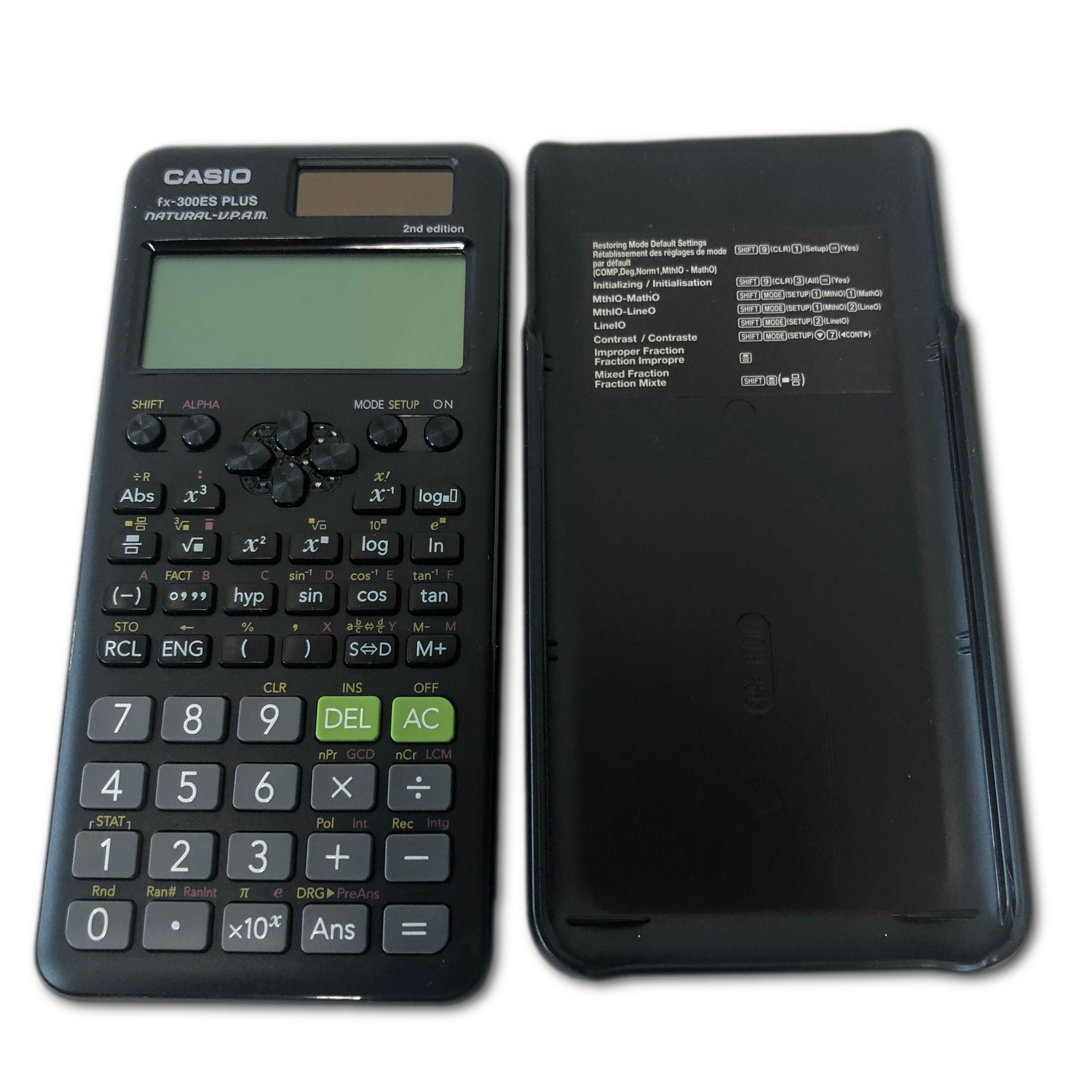 FX-300ES PLUS Calculator, Black SOLAR POWER | eBay