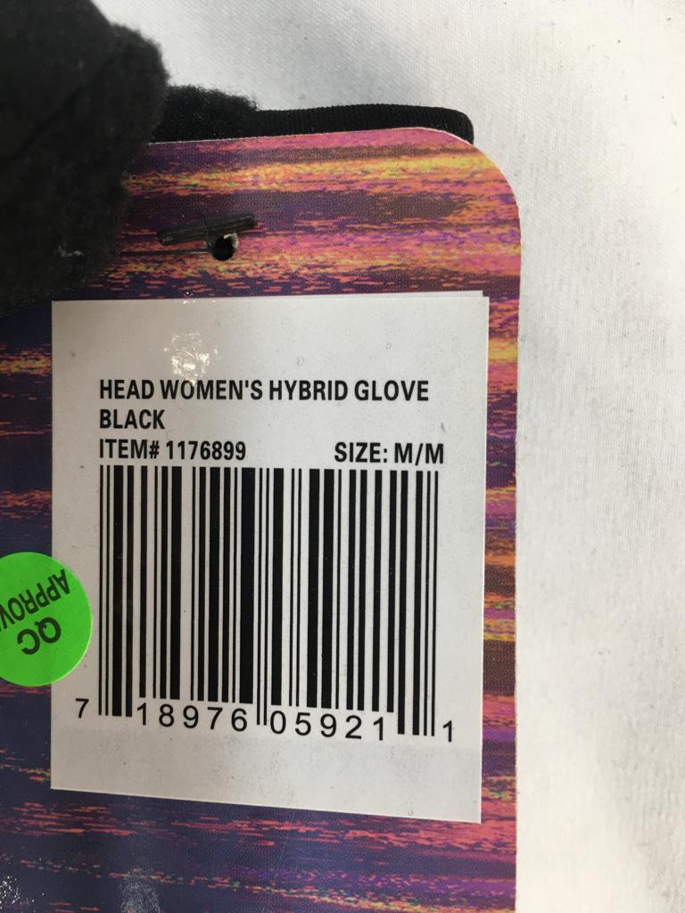 head women's hybrid gloves