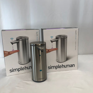 Simplehuman Rechargeable Sensor Soap Dispenser, 2-pack
