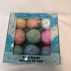 Naturally Vain Assorted Bath Bombs: A Luxurious Way to Relax, 9-Count, Wholesale Bidder