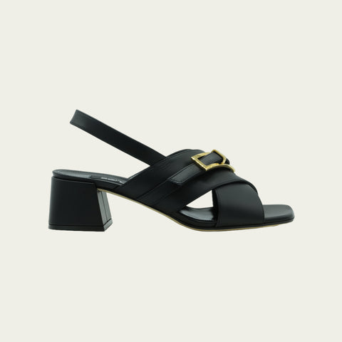 Sergio Rossi Nora 90mm block-heel mules - Black