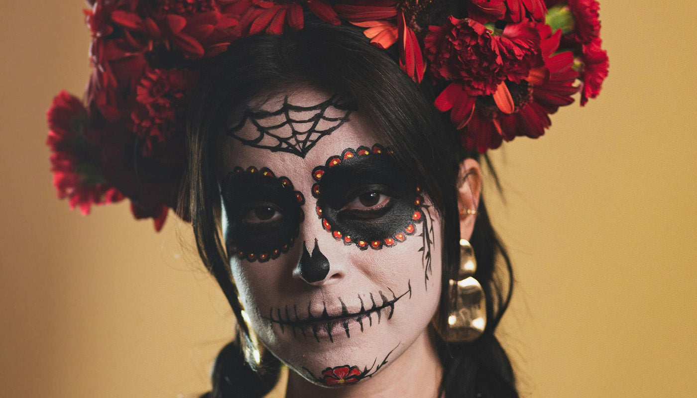 Mexikansk Dödskalle Makeup
