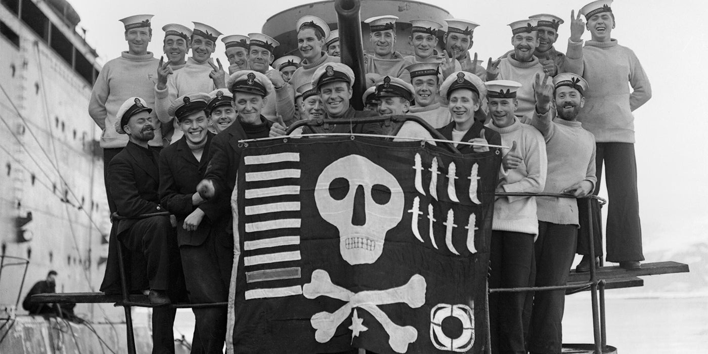 Ubåtens Seger Jolly Roger Flagga