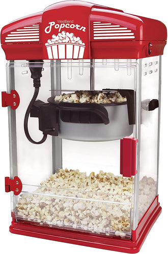 DASH SmartStore Deluxe Stirring Popcorn Maker, Hot Oil Electric Popcorn  Machine with Large Lid for Serving Bowl and Convenient Storage, 24 Cups  Aqua 24 Cups Aqua 