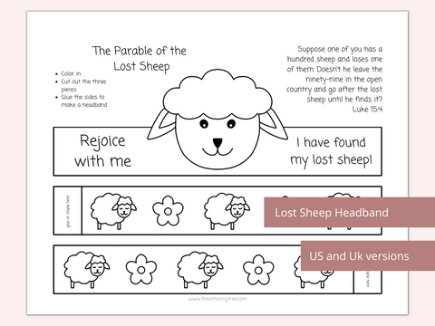 Lost sheep bible craft