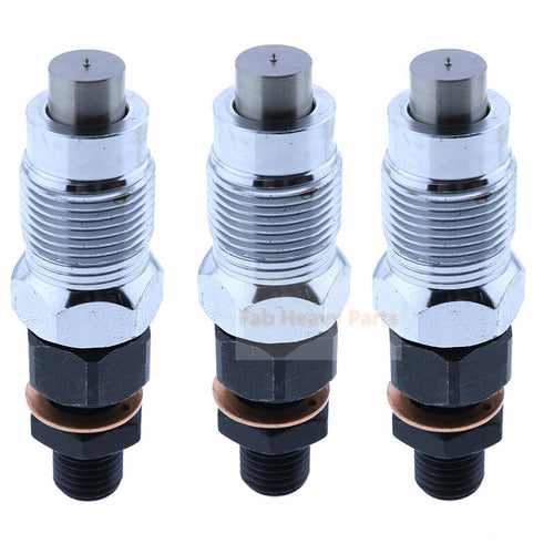 3 Piece Fuel Injector 16851-53000 Fits for Kubota D722 D782 D902 Z402 Z482 Z602 Engine GF1800 G1700 G1800 G1900 GT750 GT850 GT950