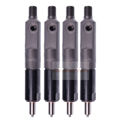 4Piece Fuel Injector 2645A022 17/105500 Fits for Perkins Engine Q20TC T4.40HTR JCB Loader 3CX 3CX-2 3CX-4 3C-2 4CX 4C-4