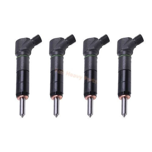 4 PCS Fuel Injector RE528525 Fits for John Deere Engine 4024 5030 Loader 323D 328D 329D 332D 333D