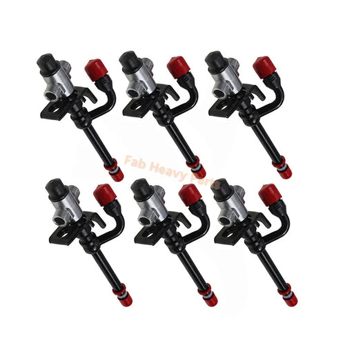 6 PCS Fuel Injector SE500830 SE500831 Fits for John Deere Engine 4045D 6068T