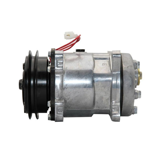 Air Conditioning Compressor 85702706 Fit for New Holland Backhoe Loader 555C 655C 555D 575D 655D 675D