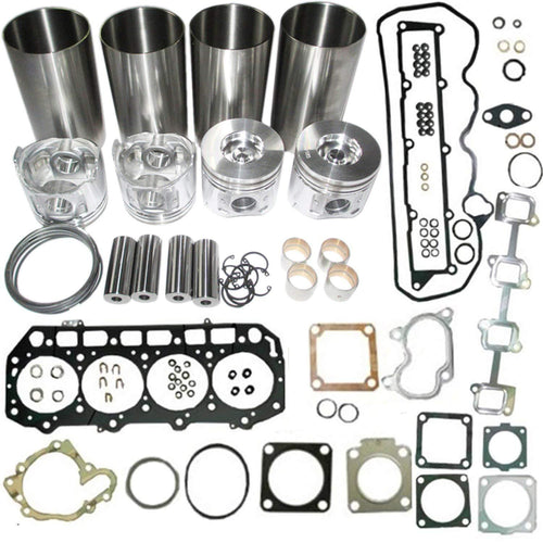 Overhaul Rebuild Kit For Mitsubishi K4E K4E-DI Engine MT23D Tractor Hanix N260 N350 Excavator