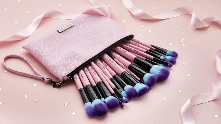 30 Piece Pink Brush Set