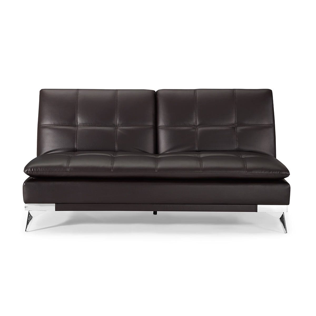 sealy brown convertible eurolounger