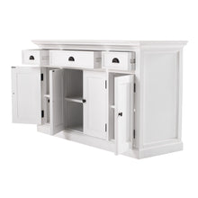 Load image into Gallery viewer, Buffet with 4 Doors 3 Drawers, 3 Drawers, 4 Doors in Classic White Finish - SKU TRWB192