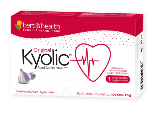 Bertil's Health - Valioravinto Kyolic -valkosipulitabletit, 70 g