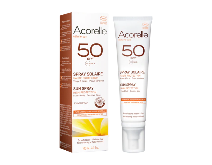 Acorelle aurinkovoidespray spf 50