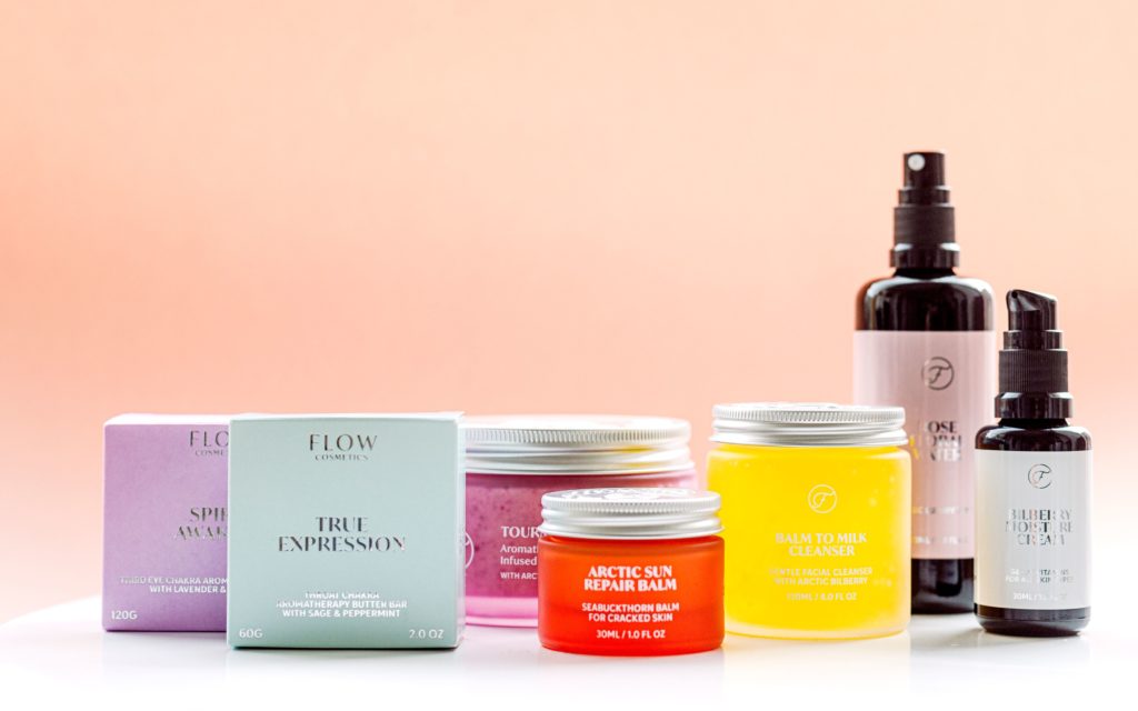 Flow Natural cosmetics in Ruohonjuuri.com