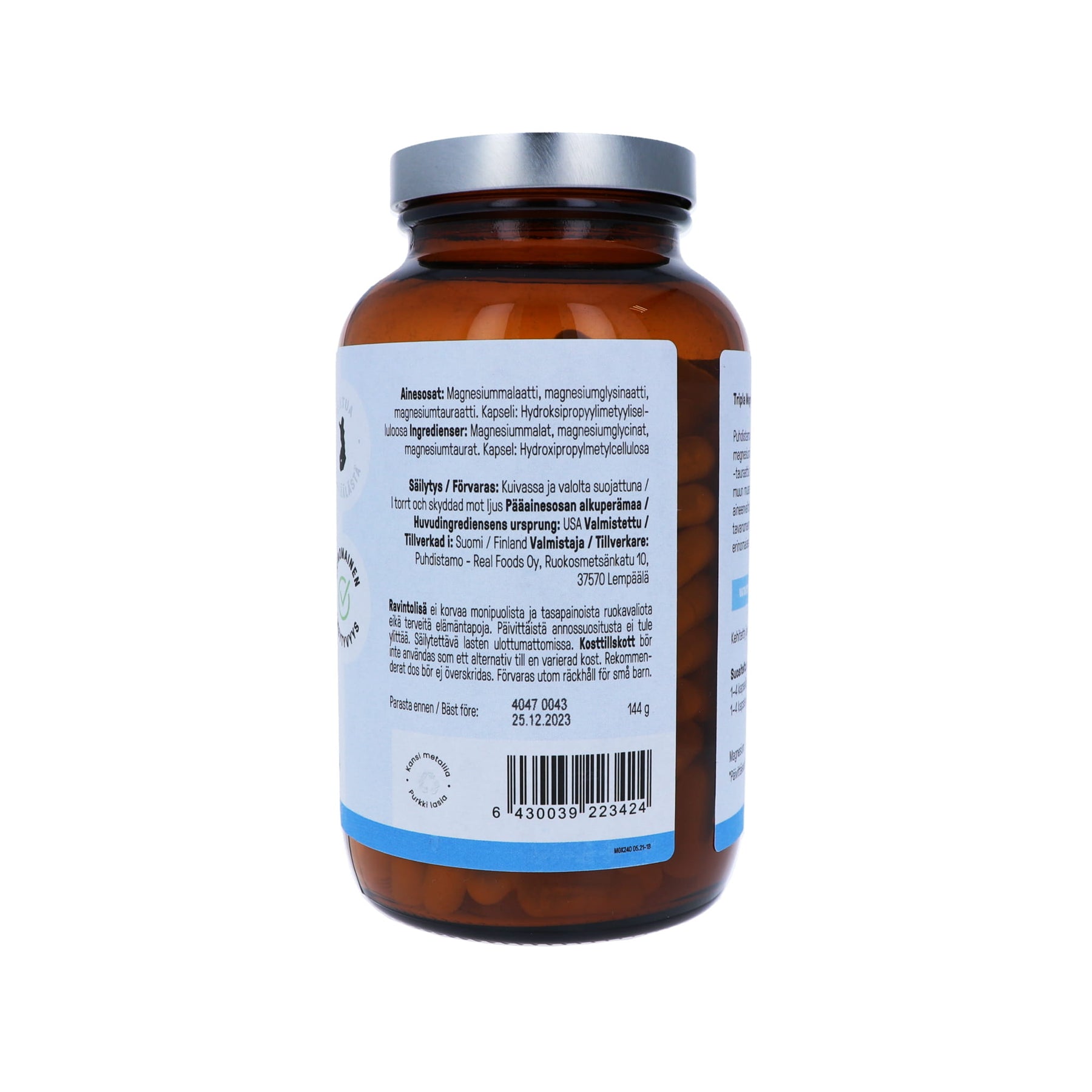 Tripla magnesium, 240 kaps – Ruohonjuuri