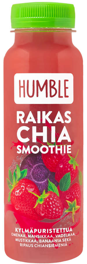 Smoothie, Raikas kuningatar chia, 250 ml – Ruohonjuuri