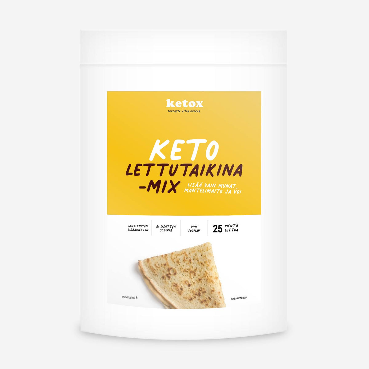 Keto Lettutaikina-mix, 220 g – Ruohonjuuri