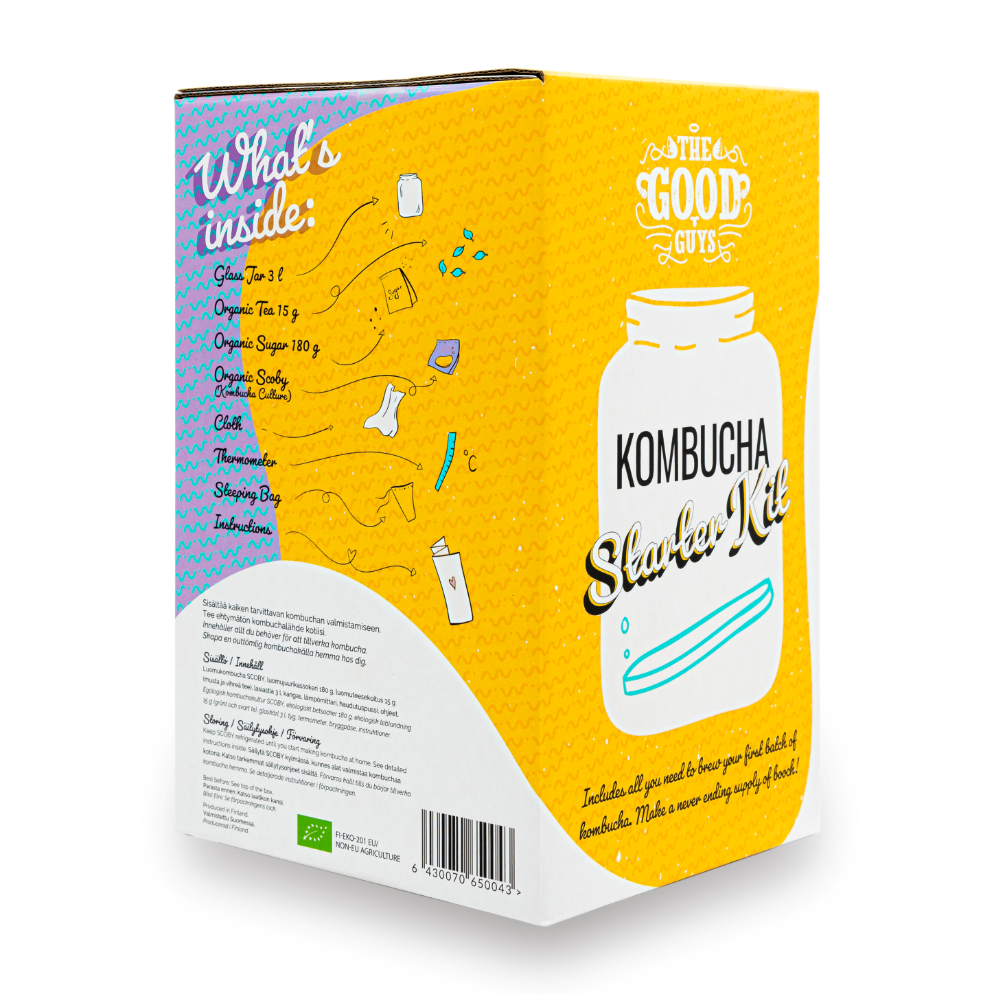 Kombucha aloituspakkaus – Ruohonjuuri