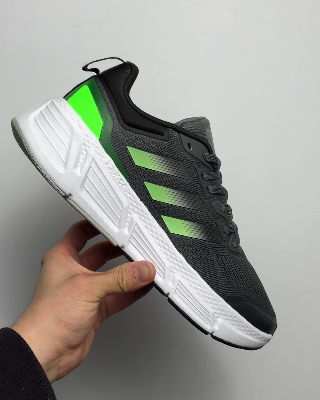 Tenis Adidas Hombre GY2262 Running Gris/Verde