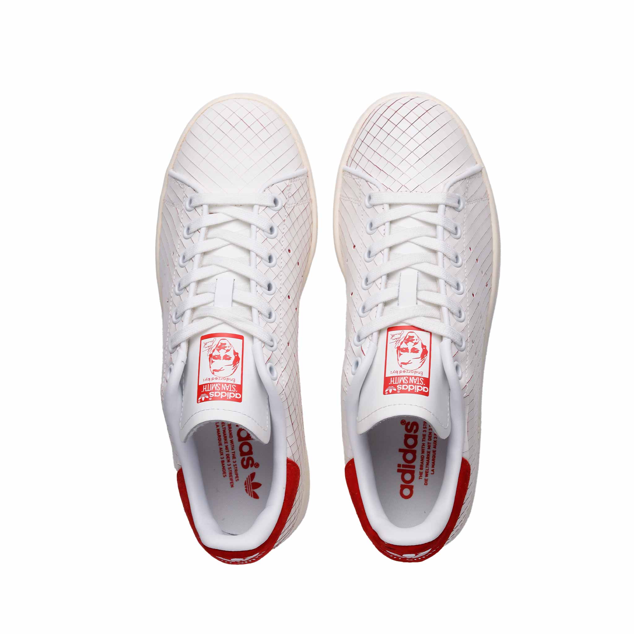 Arquitectura Crónica Erradicar Tenis Adidas Stan Smith Mujer S32258 Casual Hueso/Rojo