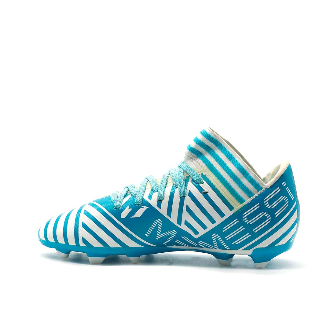 Destructivo Definición compacto Tenis Futbol Adidas Nemeziz Messi 17.3 FG J Niño BY2411 Soccer Azul/Blanco