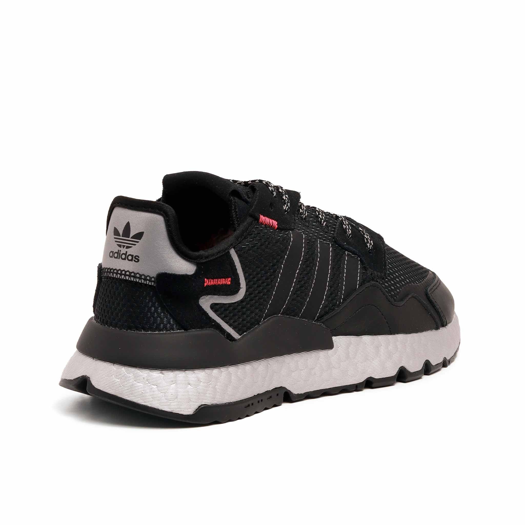 Hora plan de ventas Medicina Forense Tenis Adidas Nite Jogger Mujer FV4137 Running Negro