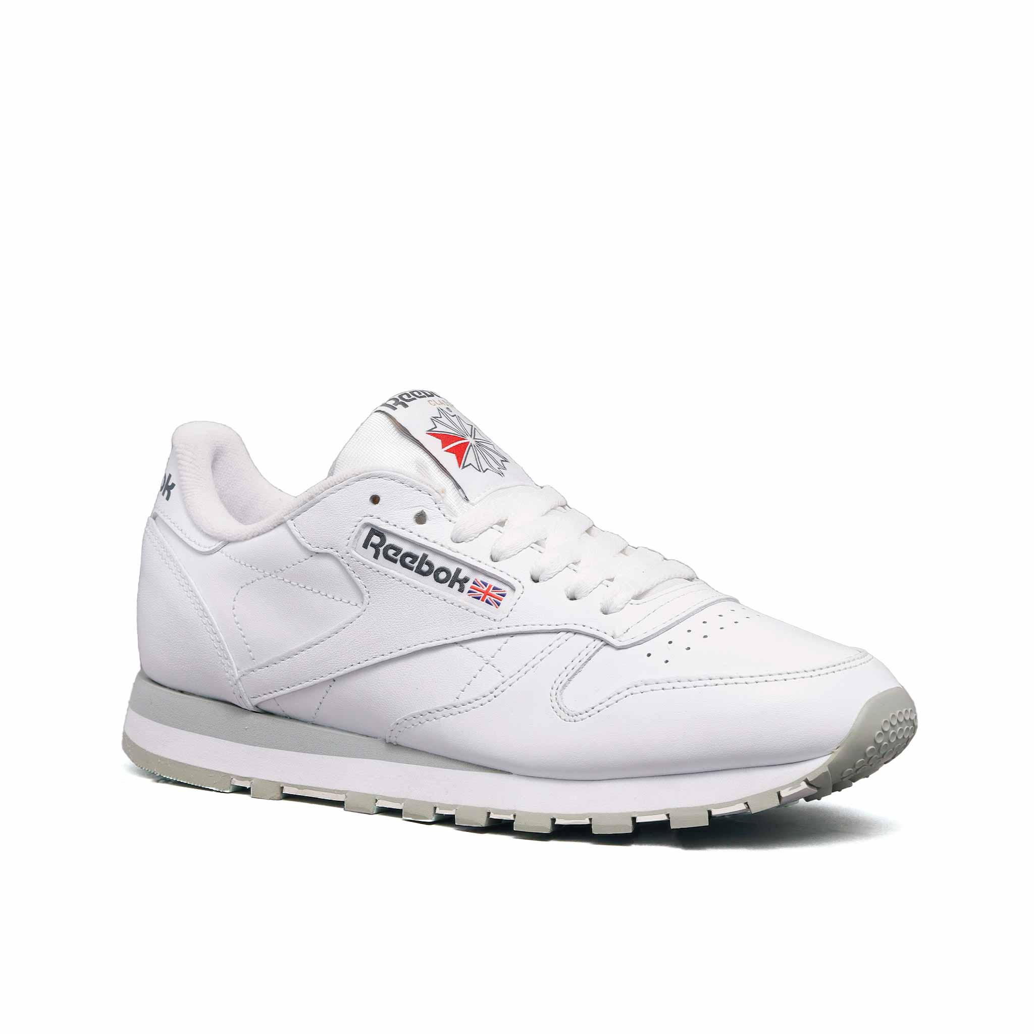 Tenis Reebok Classic Leather Hombre Casual Blanco