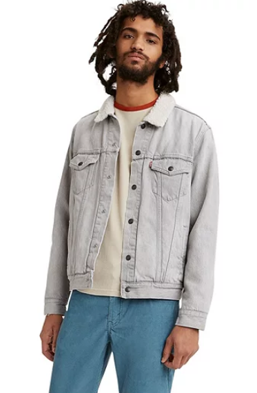 Levi's - Flannel Lined Sherpa Trucker Jacket – Glam Slam Clothing