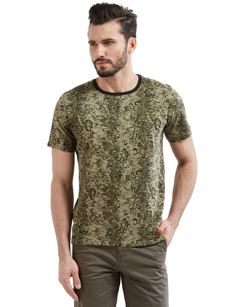 Plain Men's Tshirt - Dot Olive – Wear Your Opinion - WYO.in