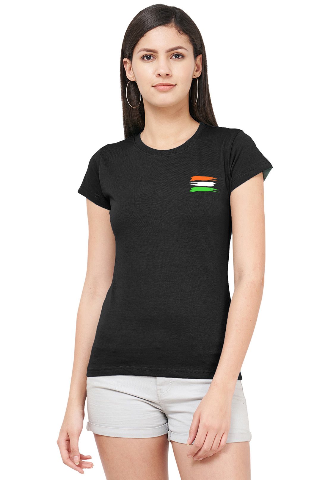 Indian Flag Women Tshirt – Wear Your Opinion - WYO.in