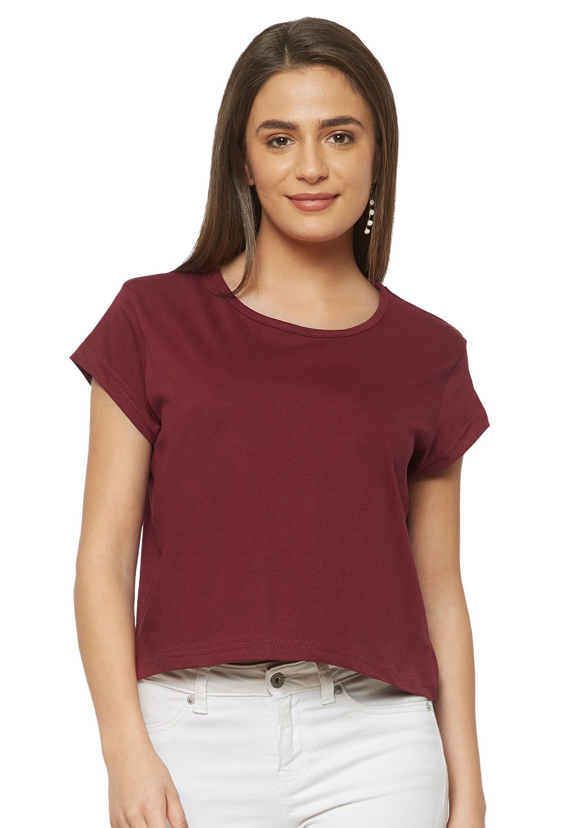 Crop Top Maroon Wear Your Opinion WYO.in