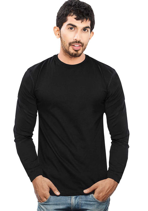 Plain Full Sleeves Tshirt Grey Mel – Wear Your Opinion