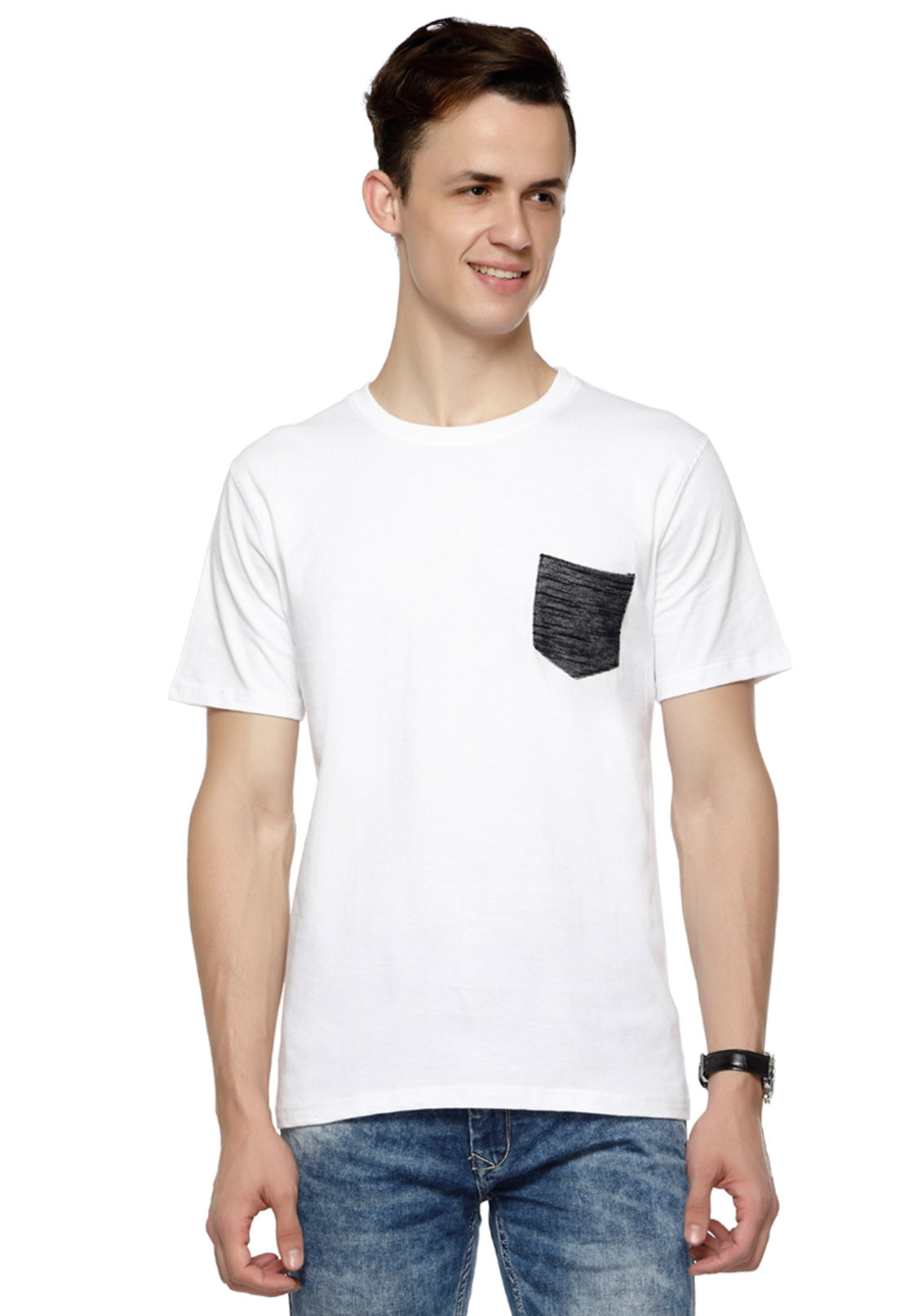 plain pocket tees