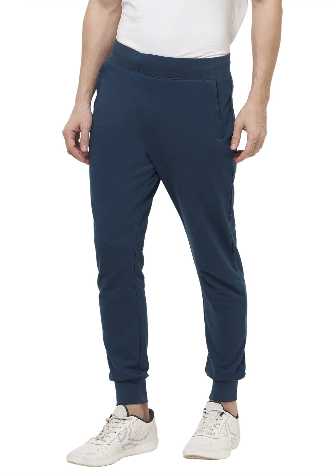 Plain Joggers With Zip - Navy – Wear Your Opinion - WYO.in