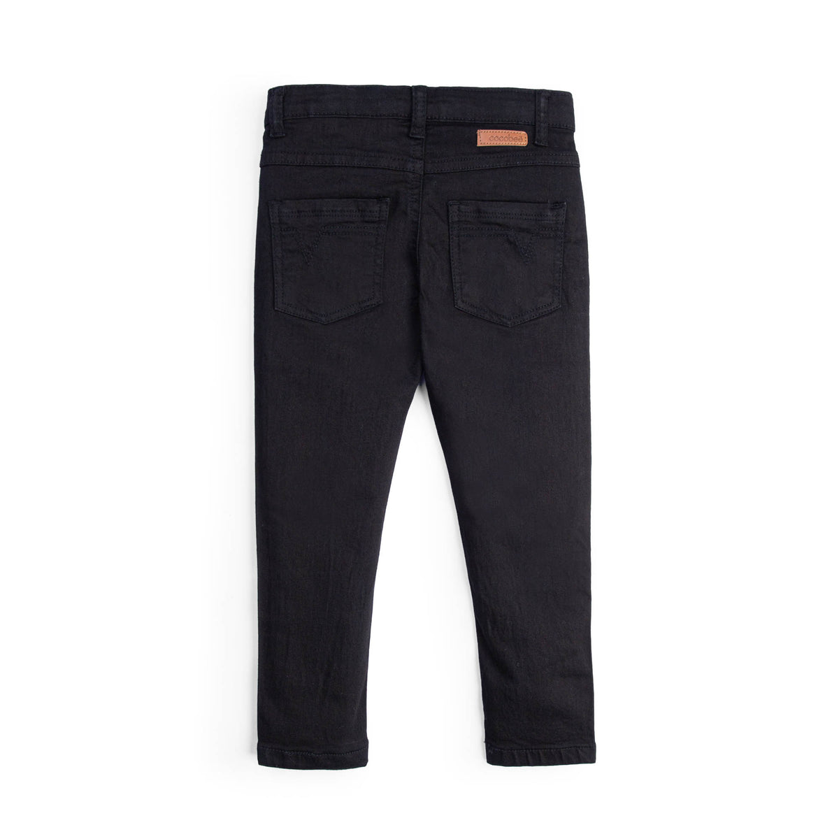 Plain Black Slim-Fit Jeans – cocobee